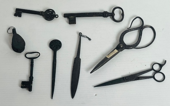 Lot of Hand Forged Iron Ware