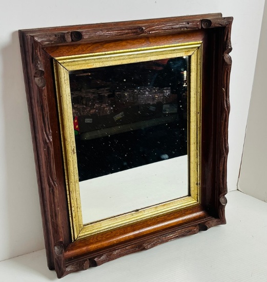 Victorian Deep Dish Framed Mirror