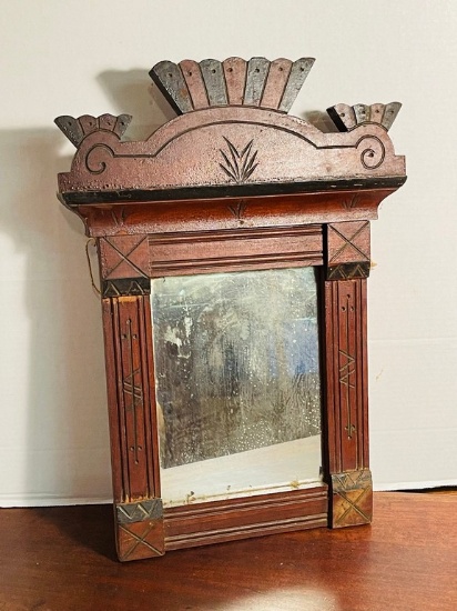 Victorian Carved Wall Mirror