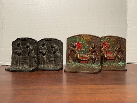 2 Pair of Bookends