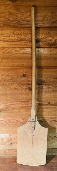 Antique Hand-Made Wooden Shovel