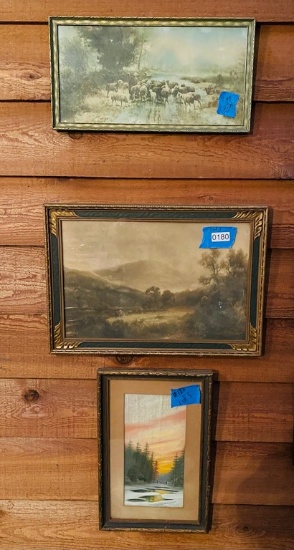 Lot of Three Decorative Wall Art
