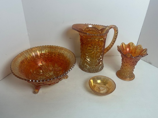 Marigold Carnival Glass