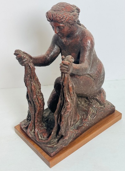 Austin Products Ceramic Statue of Young Maiden