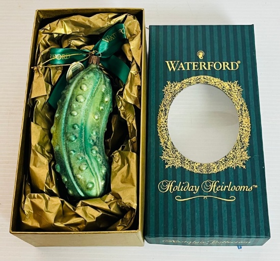Waterford Pickle Ornament