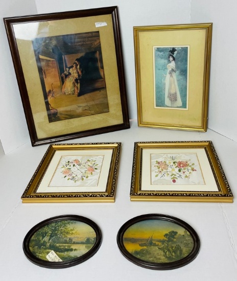 Lot of Victorian and Newer Prints