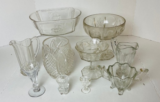 Lot of Victorian Crystal Glassware