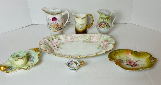 Lot of German and Austrian Decorated Porcelains