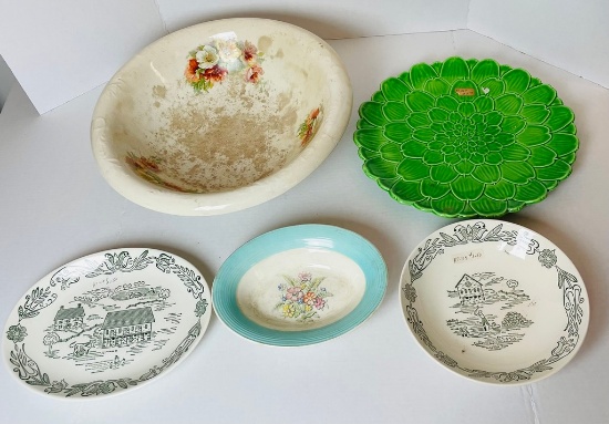 Lot of Miscellaneous China and Glassware