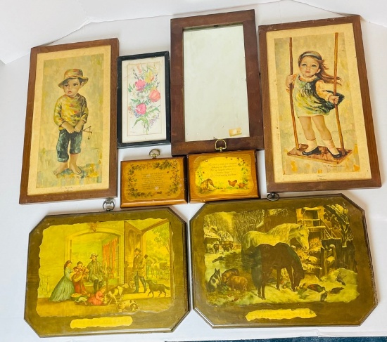 Lot of Miscellaneous Mirrors and Framed Prints