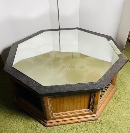 1960's Coffee Table with Mirror Top