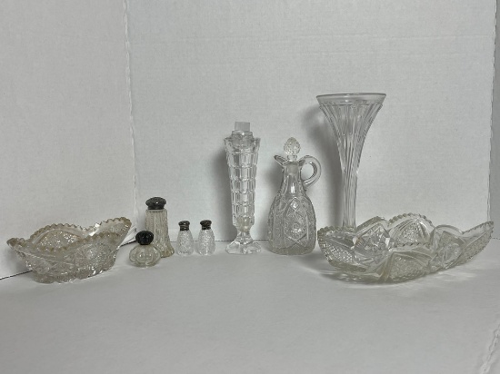 Lot of Antique Crystal and Glassware