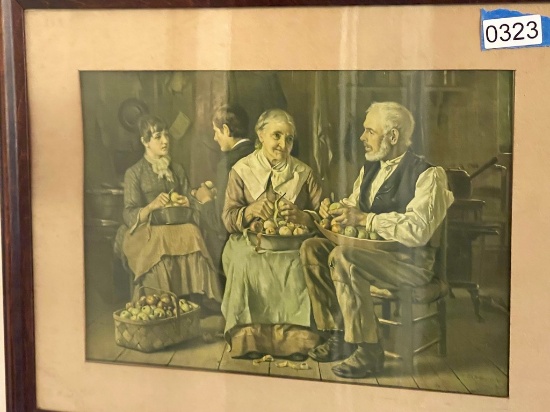 Victorian Print by J. G. Brown