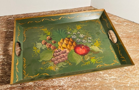 Antique Toleware Tray