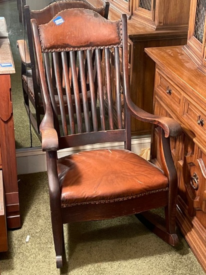 Antique Oak Rocker