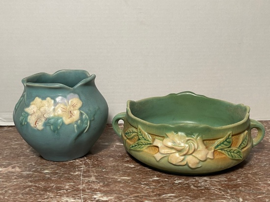 Weller and Roseville Art Pottery