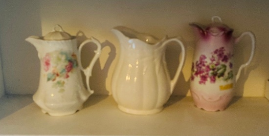 Lot of Porcelain Tea Pots