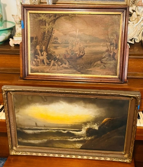 Lot of Two Victorian Prints