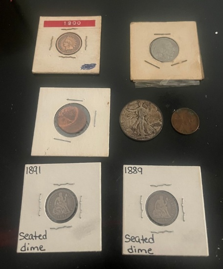 Lot of Early US Coins