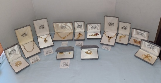 12 Piece Nolan Miller Designer Costume Jewelry Lot