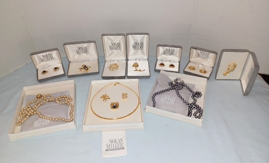 10 Piece Nolan Miller Designer Costume Jewelry Lot