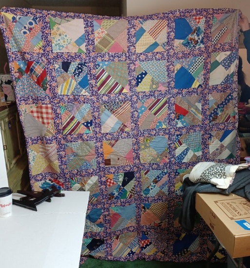 Two Vintage Quilt Tops
