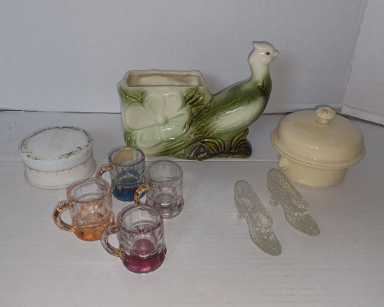 Lot of Miscellaneous Glass and Pottery