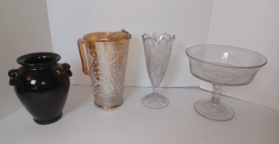 Lot of Vintage Glass and Pottery