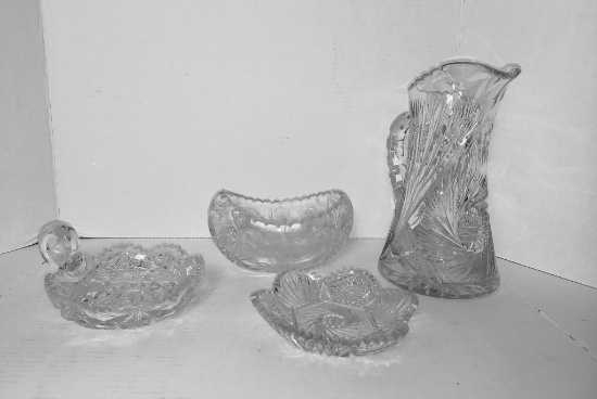 Lot of Cut Glass
