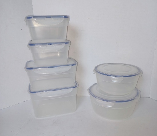 Lot of Lock 'n Lock Plastic Container