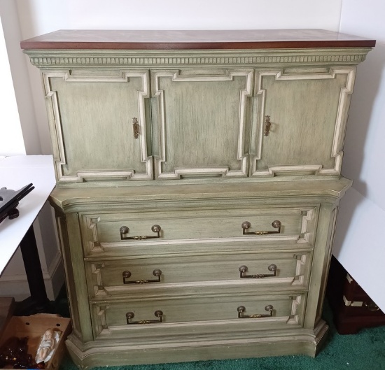 Two Piece White Furniture Company Mid-Century Bedroom