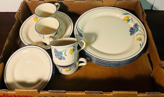 (26) Piece Lennox China Stone Dinner Ware Set
