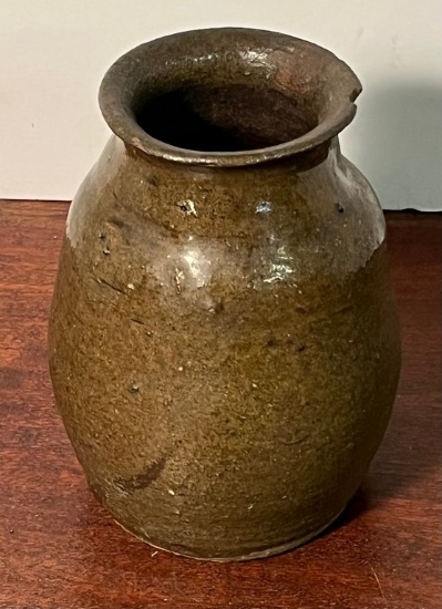 Antique Early Catawba Valley Pottery Vase