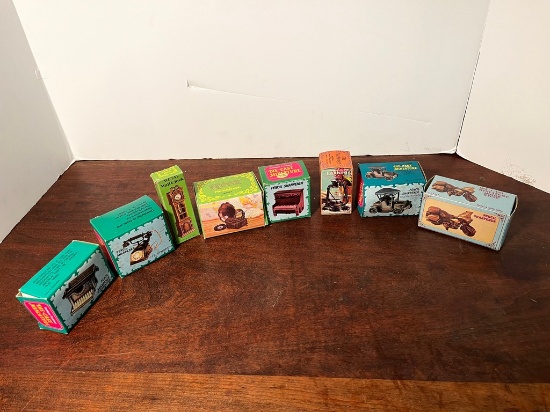 Lot of Eight Dye Cast Miniature Pencil Sharpeners