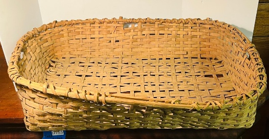 Large Hand-Woven Basket
