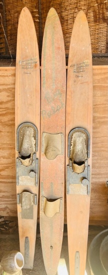 Antique Water Ski Lot