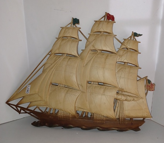 Syrco Wall Plaque of Sailing Ship