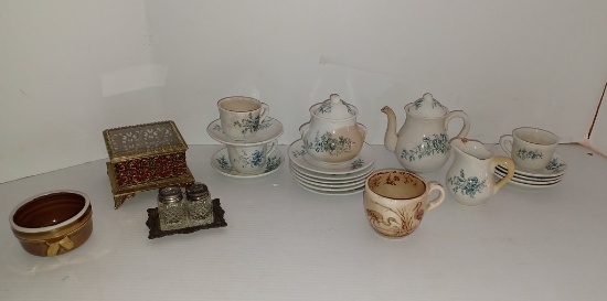 1800's Child's Tea Set and More Lot