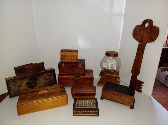 Wooden Dresser Box Lot