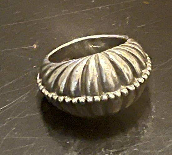 Sterling Silver Dome Ring