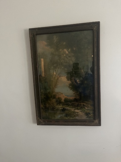 Victorian Framed Landscape Print