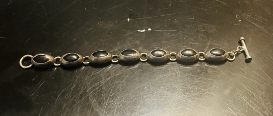 Sterling Silver Blue Stone Bracelet