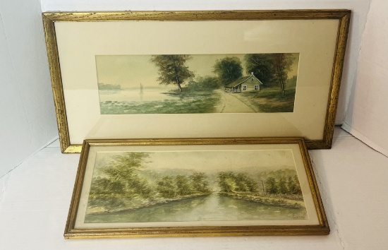 Lot of Framed Watercolors