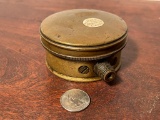 Brass and Glass Faced Oil Well Company Pressure Gauge