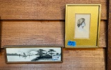 Lot of Two Pieces of Framed Art