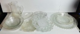 Large Tray Lot of Kitchen Glassware