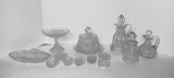 Lot of Pressed Glass