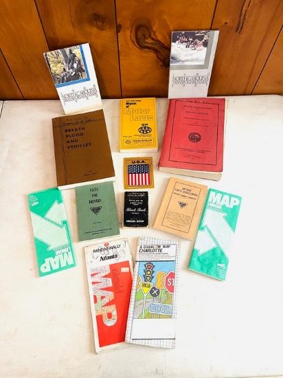 Lot of North Carolina Vehicle Regulations, Maps, Motor Laws and more