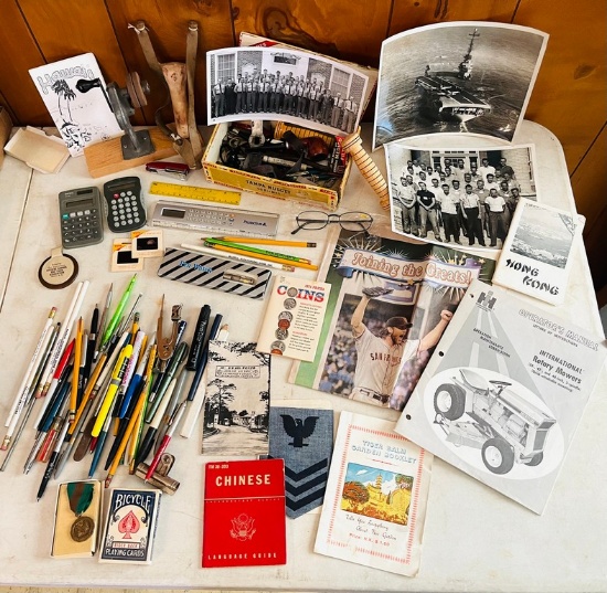 Lot of Pens, Cards, Tools and More