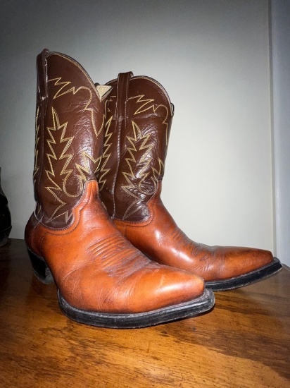 Pair of Size 10D Cowboy Boots